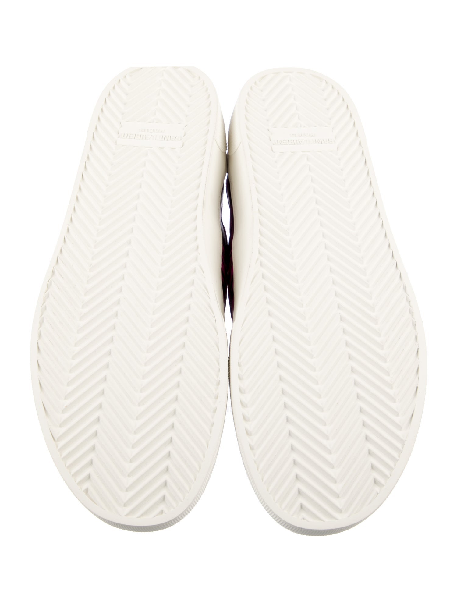 Saint Laurent Leather Printed Sneakers